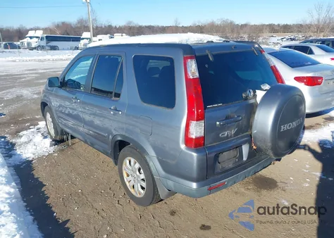 2005 Honda Cr-V Se из США, поврежденный, VIN SHSRD78975U335099